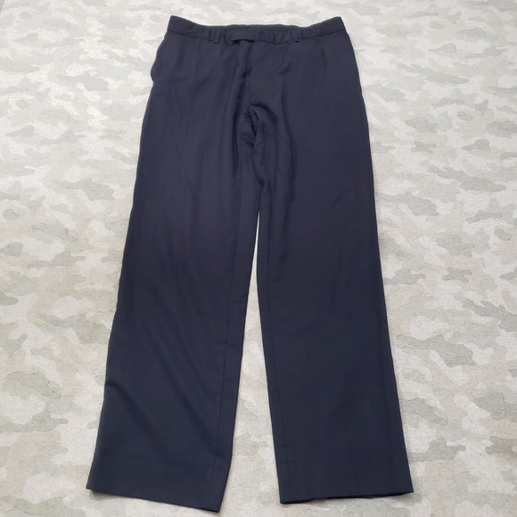 Hugo Boss AG Pants Mens 36 Blue Pockets Straight Leg - Picture 1 of 12